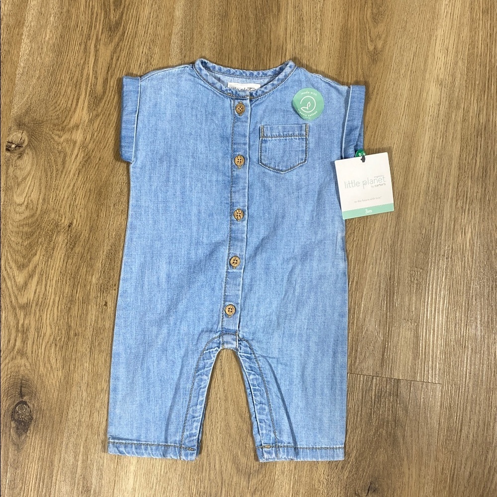 Carters Organic Little Planet Baby bundle Newborn - 6 Mo. New with Tags - Picture 7 of 16